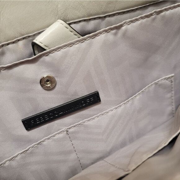 Rebecca Minkoff Borsa Bree Grey Handbag - Picture 7 of 11